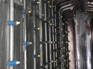 Tunnel traitement de surface, buses Soderco